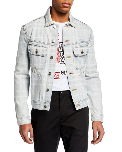 burberry jean jacket mens